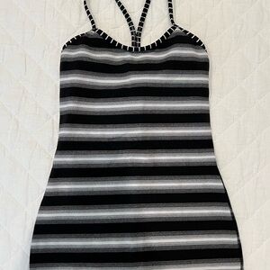 Striped Black and Gray tank